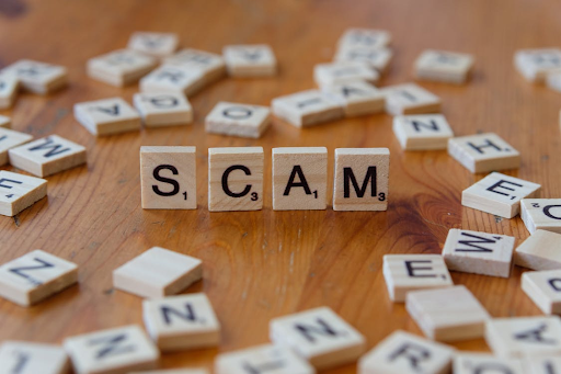 Online scam warning